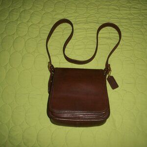Vintage Coach 9145 Legacy Studio Flap Brown Bag